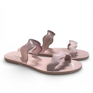 Melissa Purple Jelly Wind Slide Sandals